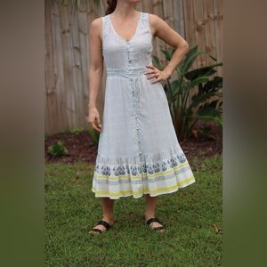 Never worn Lucky Brand sun dress, ripped the tags off but never ended up wearing